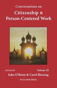 Citizenship & Person-Centered Work - book cover - ancient Cambodian gate at sunset