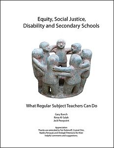 Equity, Social Justice, Disability and Secondary Schools book cover