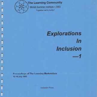 The Learning Community.McGill SI 1993.cover