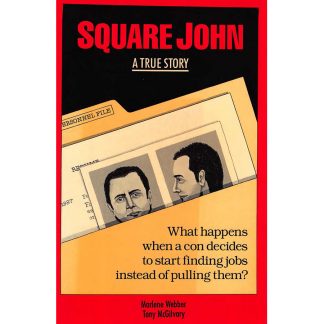 Book cover - Square John - featuring two prison mug shots