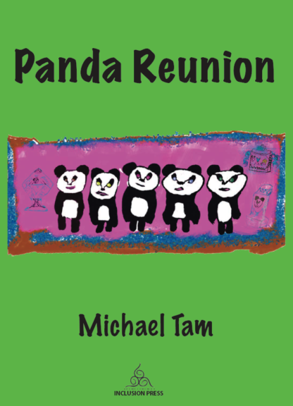 Panda Reunion book cover - with five little pandas hand drawn